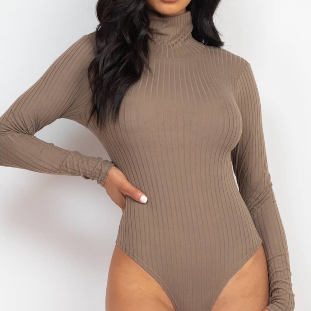 Turtle Neck Long Sleeve Bodysuit